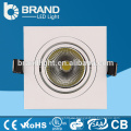 China Direktverkauf Neues Produkt Round Square Aluminium Body 7w / 12w / 20w / 25w / 36w COB LED Downlight